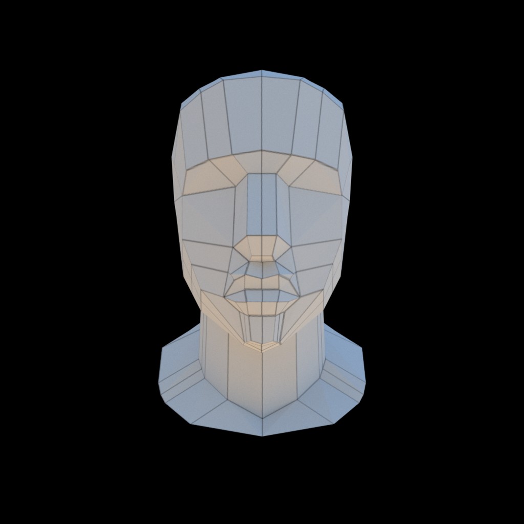 Basic Head Mesh preview image 1